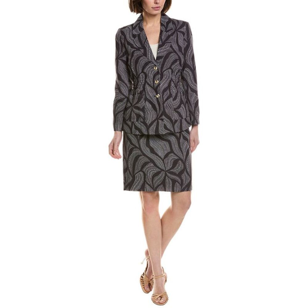 Nanette Nanette Lepore Womens  2Pc Jacket & Pant Suit Set